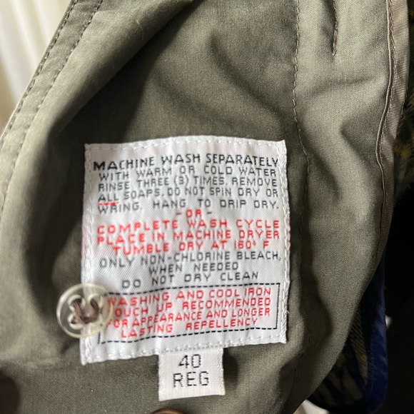 Vintage London Fog Coat - Cloth Lined Men’s Trench 40R - Picture 4 of 5